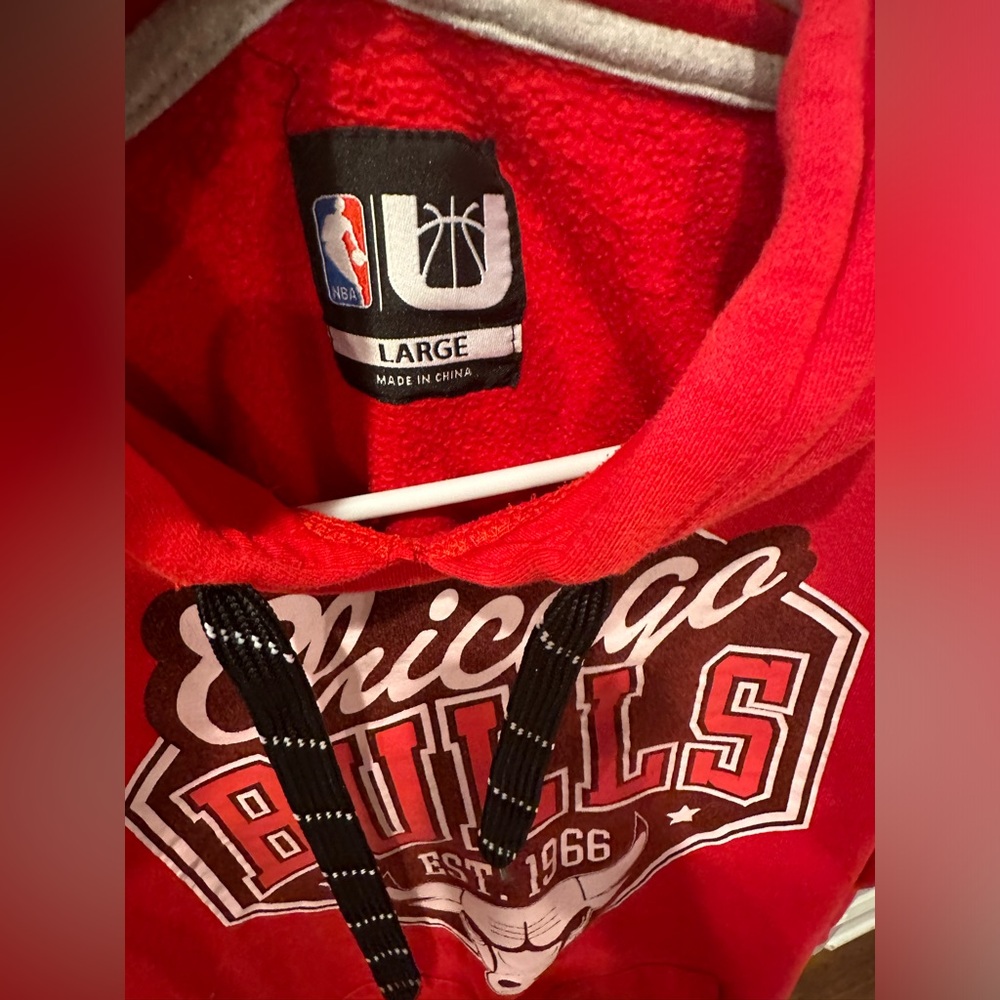 EUC Sz L- NFL Chicago Bulls Hoodie